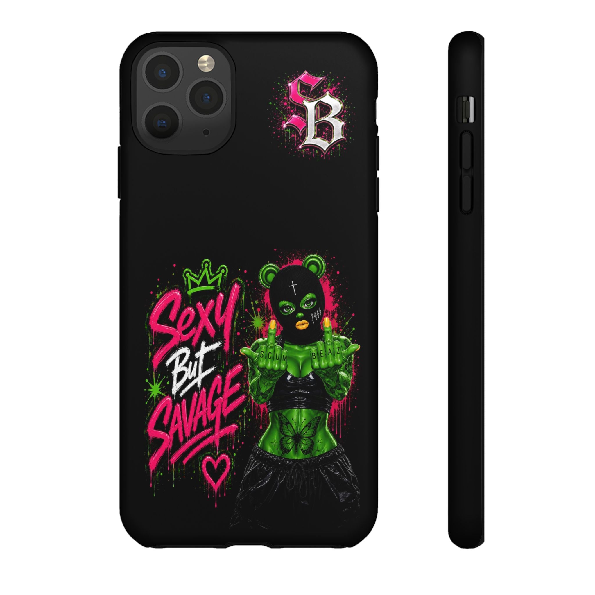 SCUMMIEBEARZ Sexy But Savage Green Remix Tough Cases