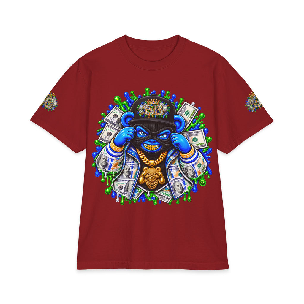 Money, Hungry Green Remix | SCUMMIEBEARZ™ Shaka Wear Heavyweight Tee