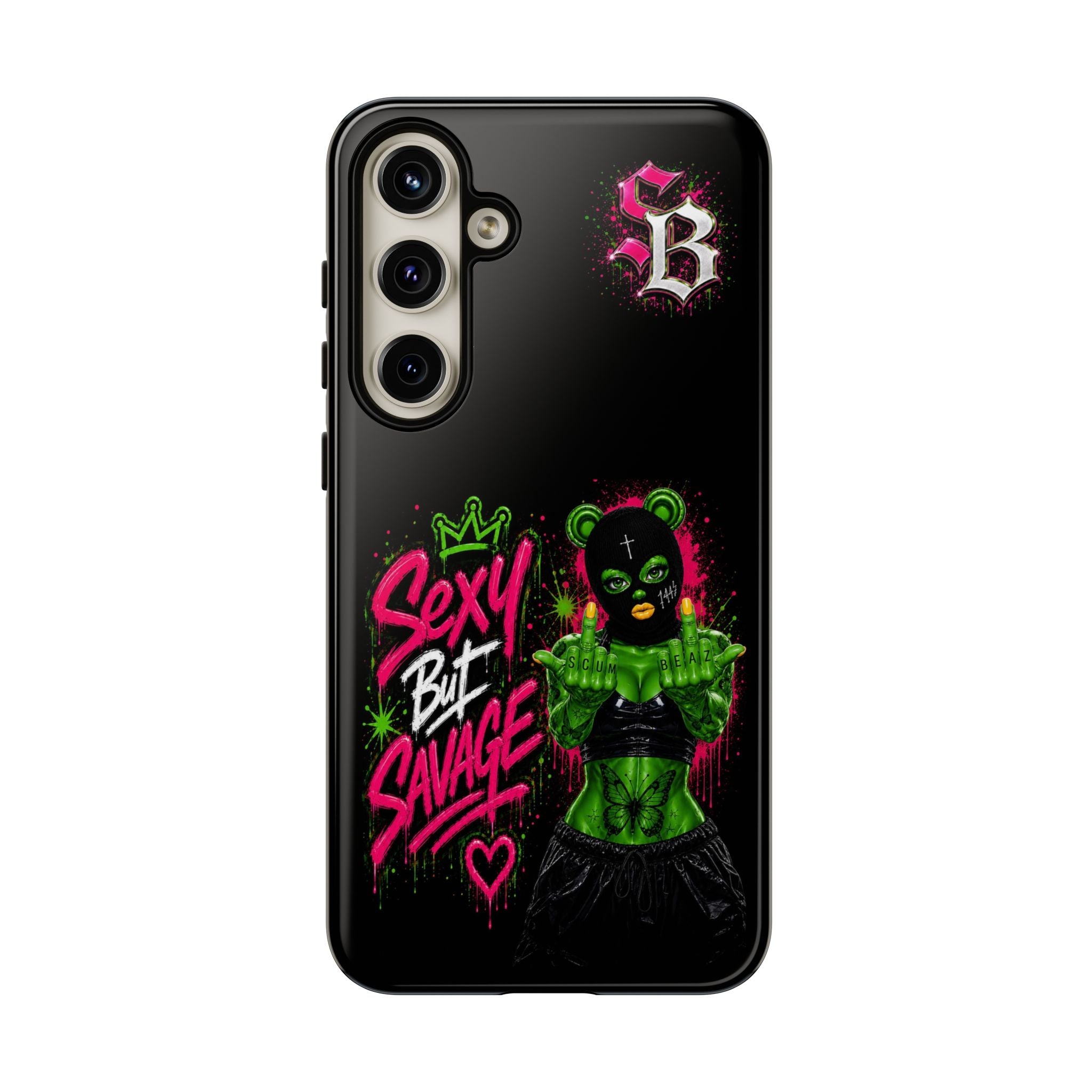 SCUMMIEBEARZ Sexy But Savage Green Remix Tough Cases
