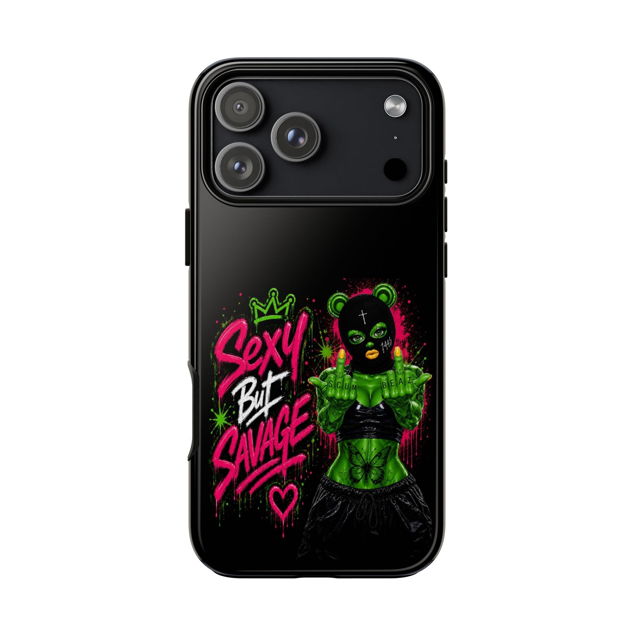 SCUMMIEBEARZ Sexy But Savage Green Remix Tough Cases