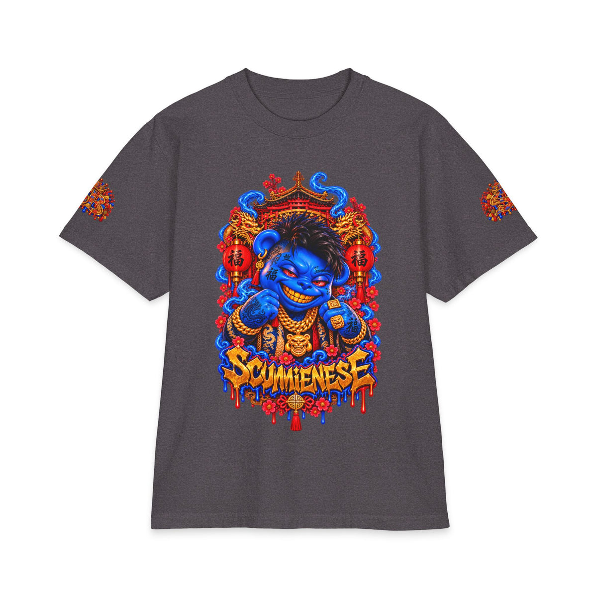 Unisex Max Heavyweight Short Sleeve-scummienese original-SCUMMIEBEARZ™️