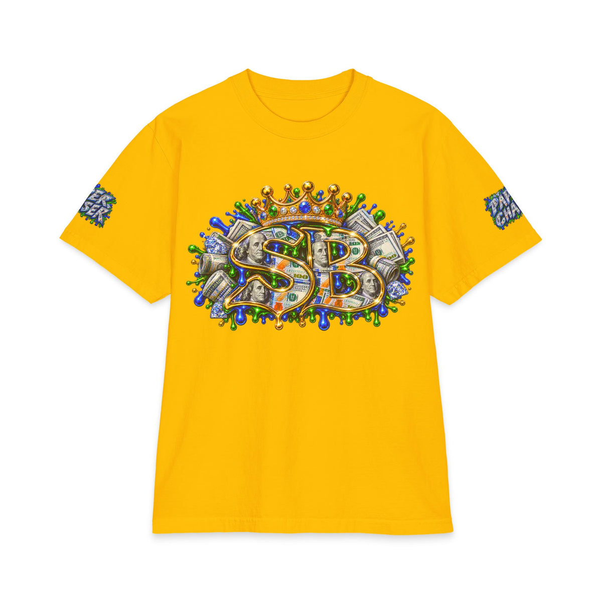 Sb Logo Paperchaser Masked Crown | SCUMMIEBEARZ™ Shaka Wear Heavyweight Tee