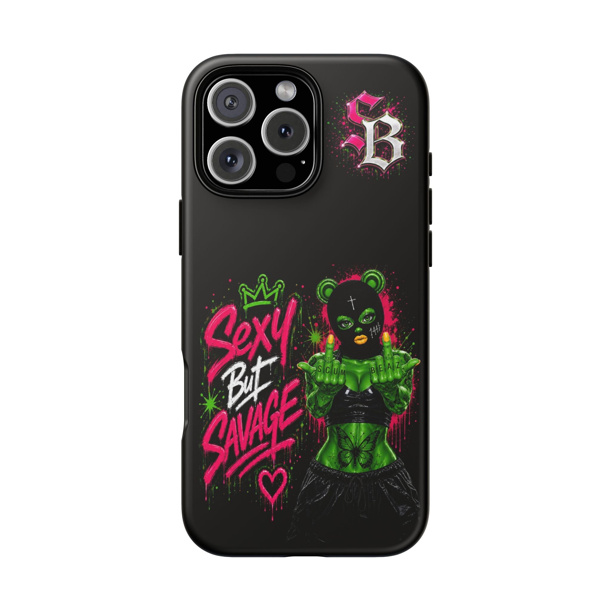 SCUMMIEBEARZ Sexy But Savage Green Remix Tough Cases