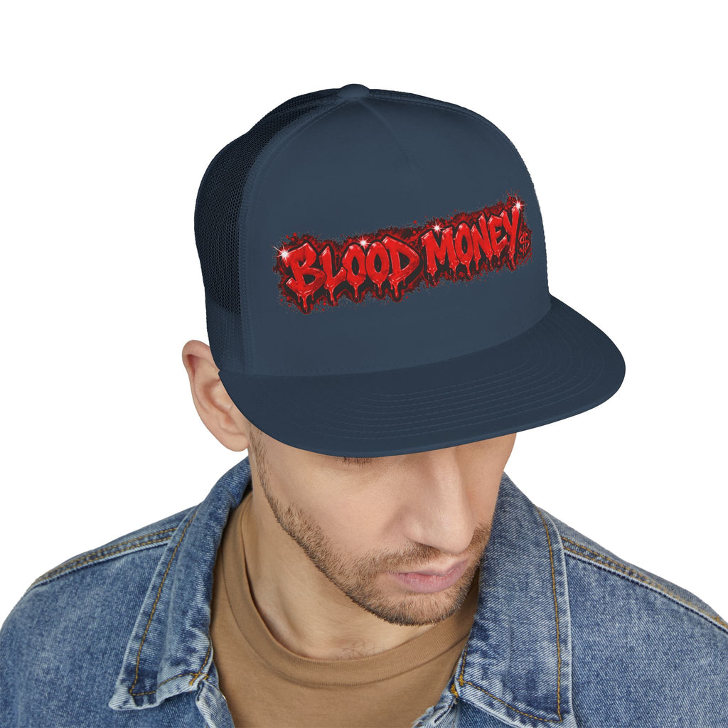 5 Panel Trucker Cap-BLOOD MONEY-SCUMMIEBEARZ™