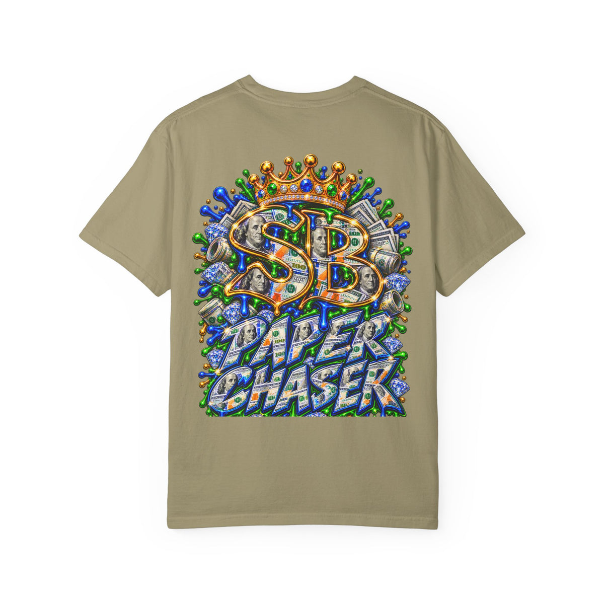 Comfort color 1717- "Paper Chaser" Graphic T-Shirt wha-SCUMMIEBEARZ™️