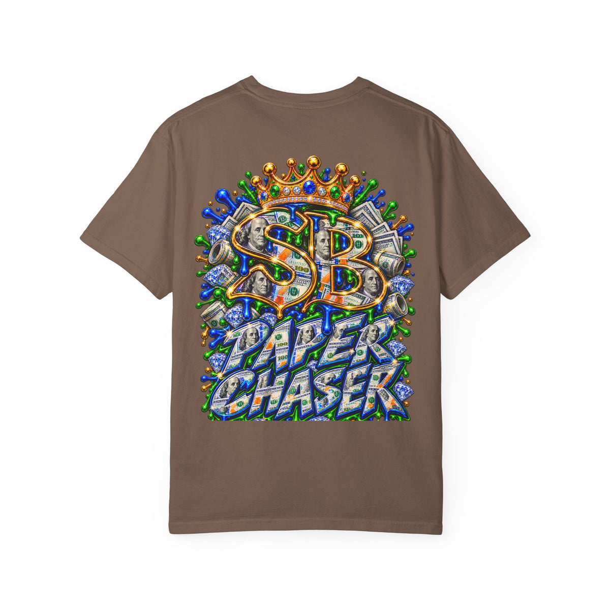 Comfort color 1717- "Paper Chaser" Graphic T-Shirt wha-SCUMMIEBEARZ™️