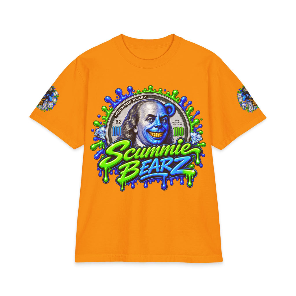 Hustle Mode, Green Remix | SCUMMIEBEARZ™ Shaka Wear Heavyweight Tee