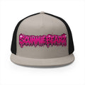 5 Panel Trucker Cap-PINK SCUMMIEBEARZ LOGO-SCUMMIEBEARZ™