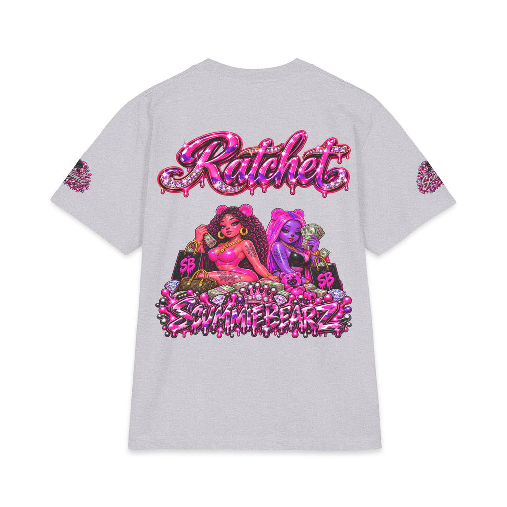 Ratchet — Pink/Purple | SCUMMIEBEARZ™ Shaka Wear Heavyweight Tee