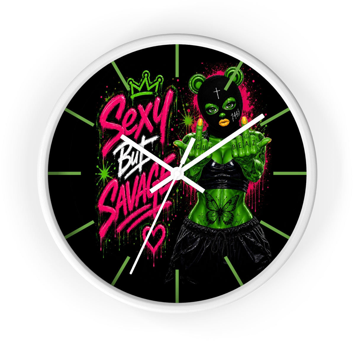 Wall Clock-Sexy But Savage Green Remix-SCUMMIEBEARZ™️