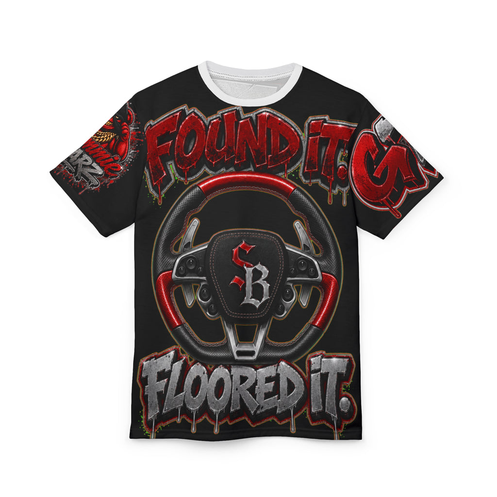 Men’s Streetwear AOP T-shirt GTA FOUND IT FLOORED IT-SCUMMIEBEARZ™️