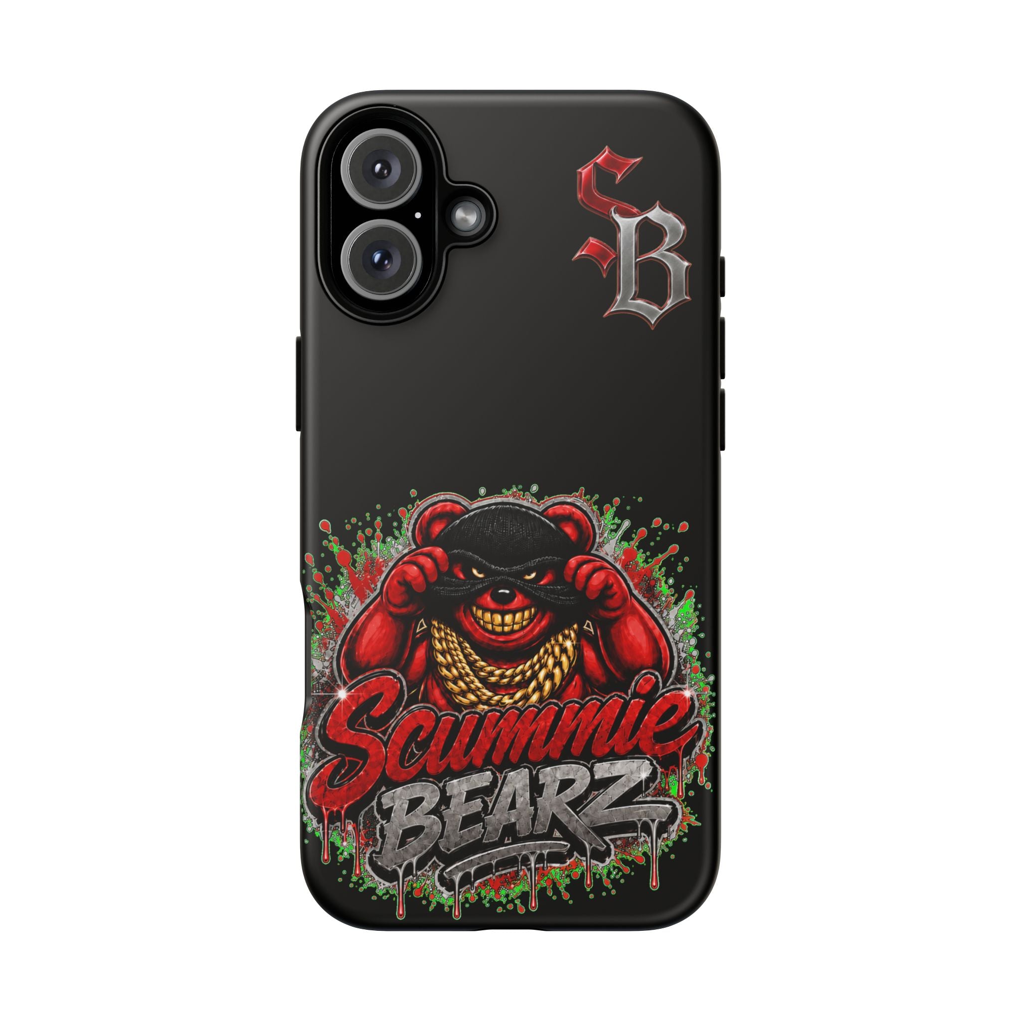 SCUMMIEBEARZ ♦️RED LOGO♦️ Tough Cases