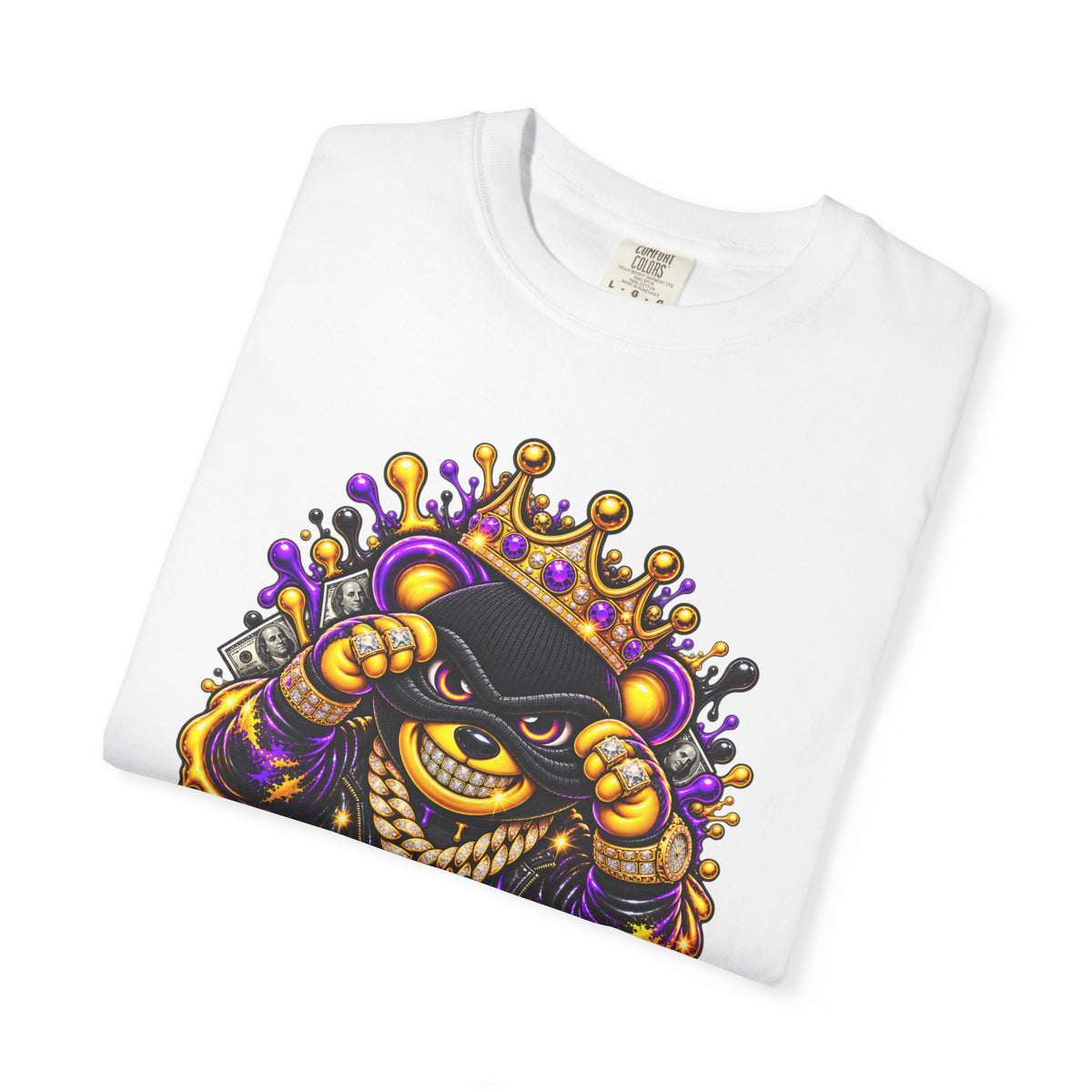 Unisex Garment-Dyed T-shirt-what you need i got it/ WHAT YOU NEED i GOT IT/CROWN MASK LOGO-SCUMMIEBEARZ™️