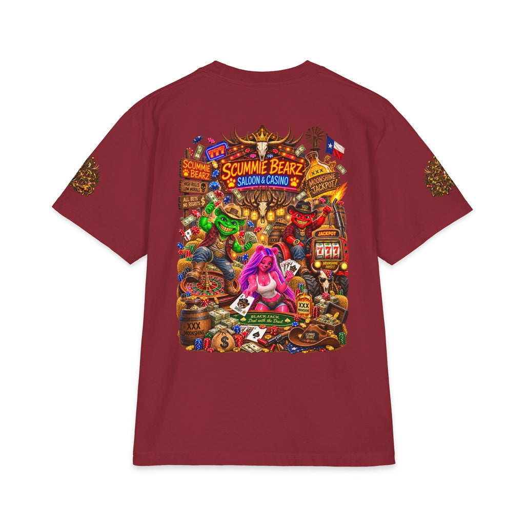 Saloon And Casino | SCUMMIEBEARZ™ Shaka Wear Heavyweight Tee