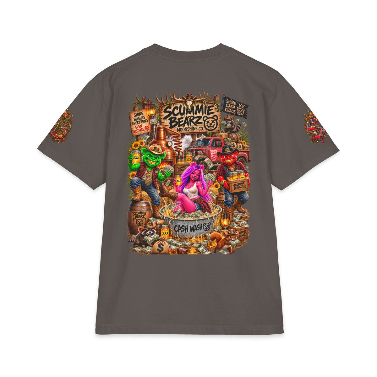 Shine Washes Everything | SCUMMIEBEARZ™ Shaka Wear Heavyweight Tee