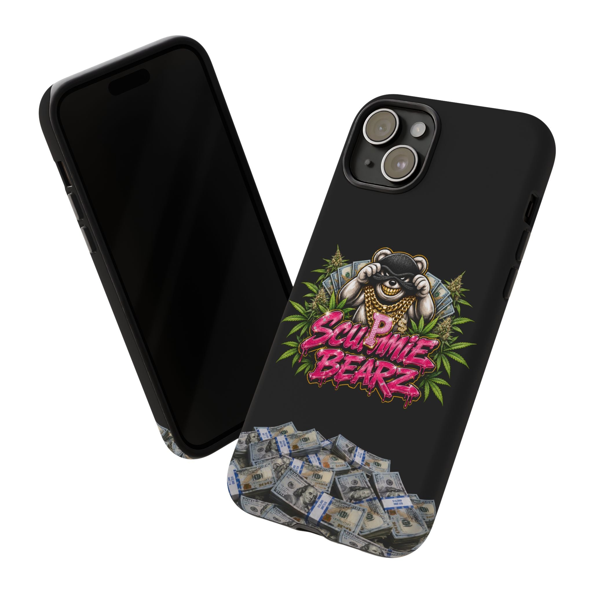 SCUMMIEBEARZ P.M.W. (P***y Money Weed) Logo Tough Cases