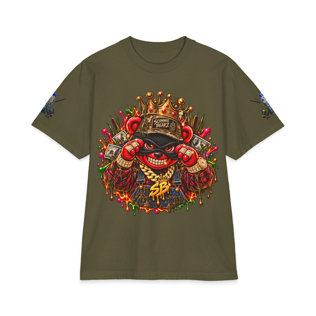 Unisex Max Heavyweight Short Sleeve-REBEL FORD-SCUMMIEBEARZ™️
