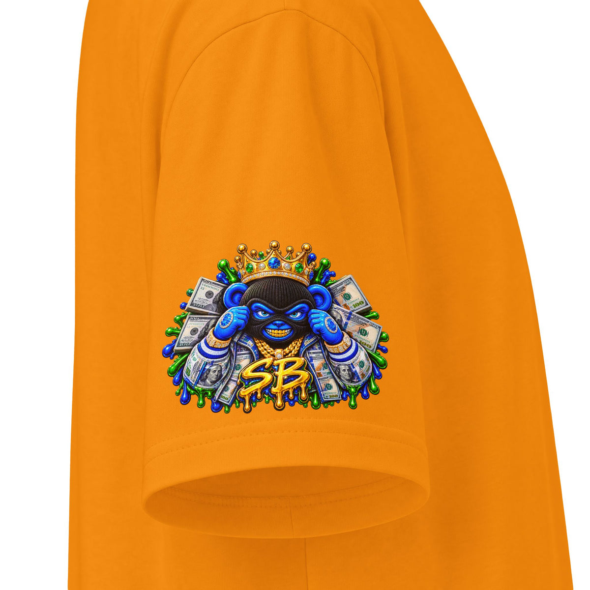 Sb Logo Paperchaser Masked Crown | SCUMMIEBEARZ™ Shaka Wear Heavyweight Tee