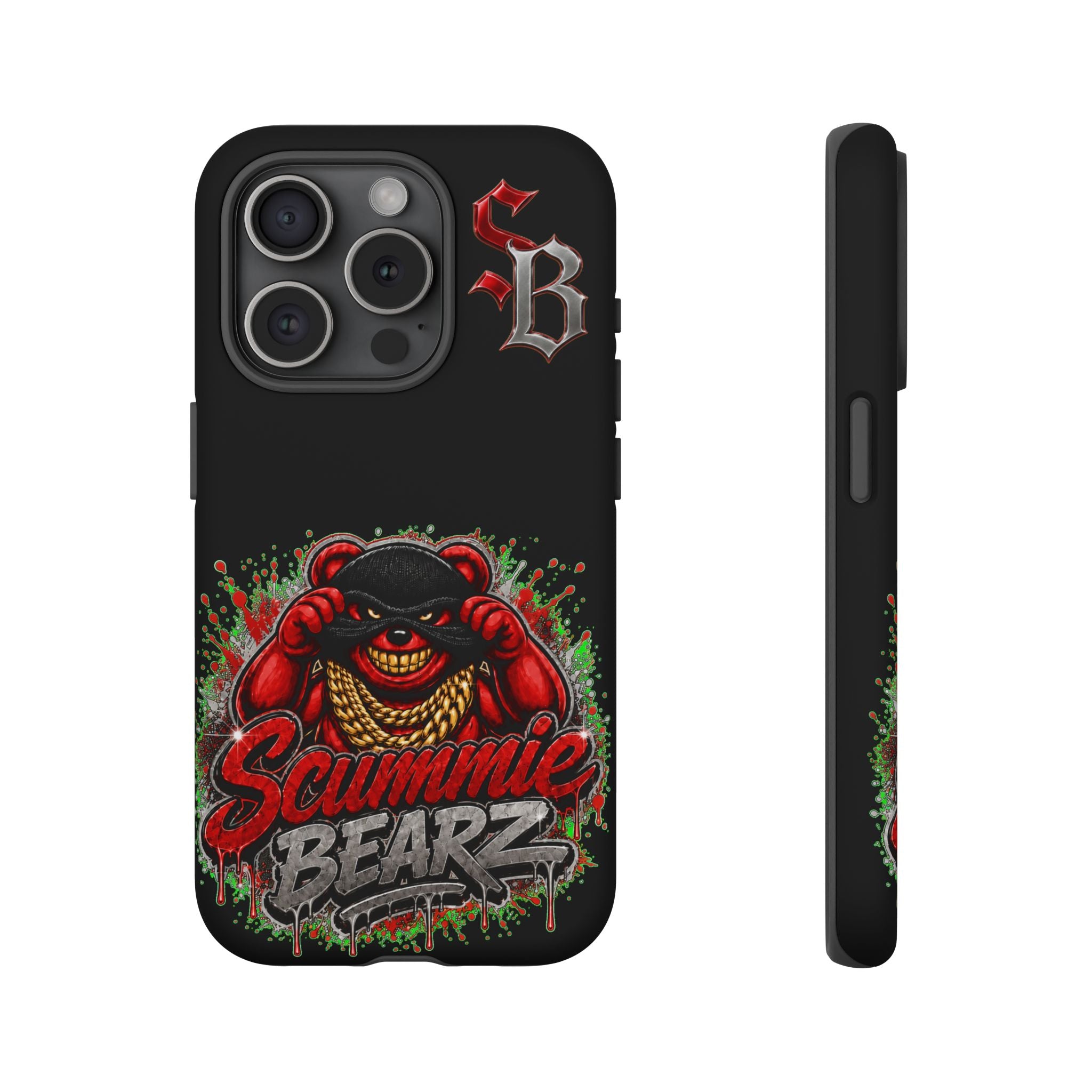 SCUMMIEBEARZ ♦️RED LOGO♦️ Tough Cases