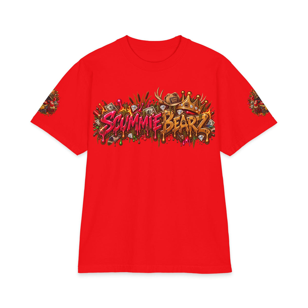 Boots, Booze, And Bad Company | SCUMMIEBEARZ™ Shaka Wear Heavyweight Tee