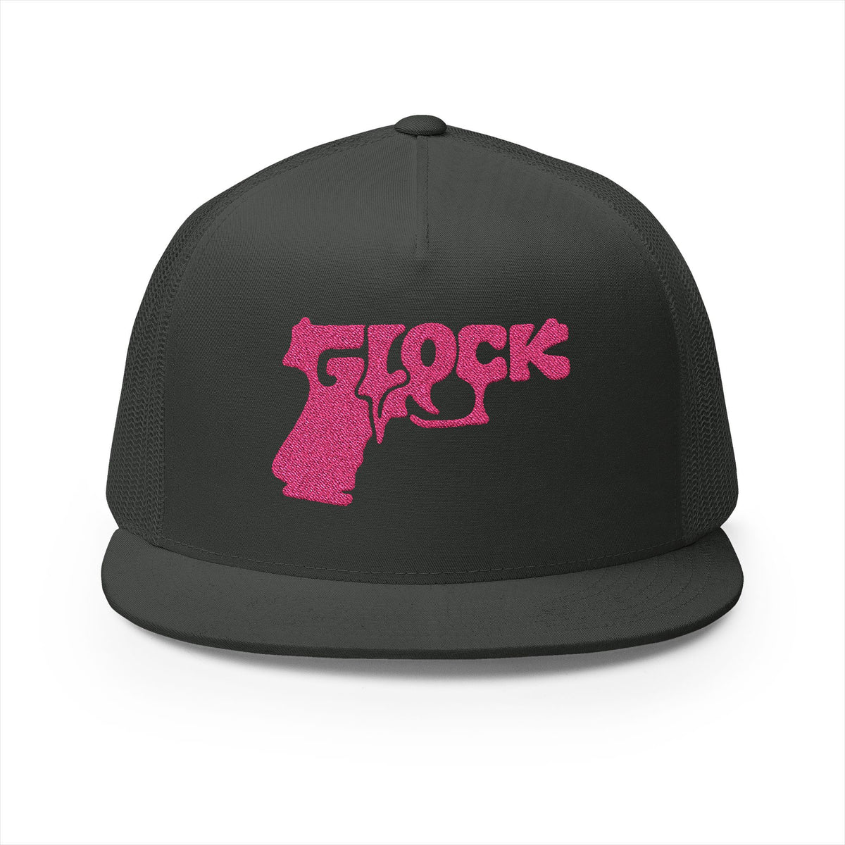 5 Panel Trucker Cap-PINK GLOCK LOGO-SCUMMIEBEARZ™️