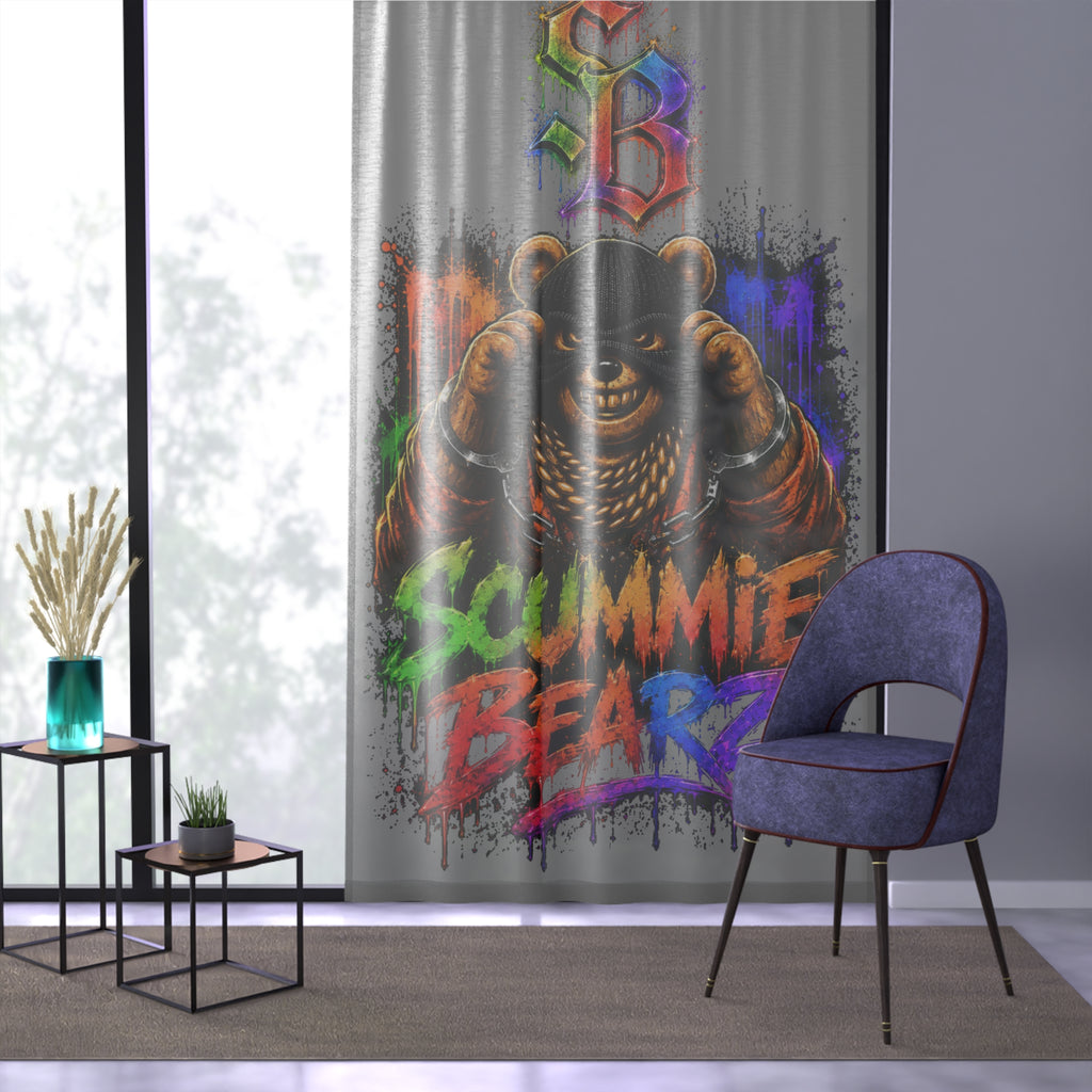 Window Curtain-Rainbow Logo-SCUMMIEBEARZ™