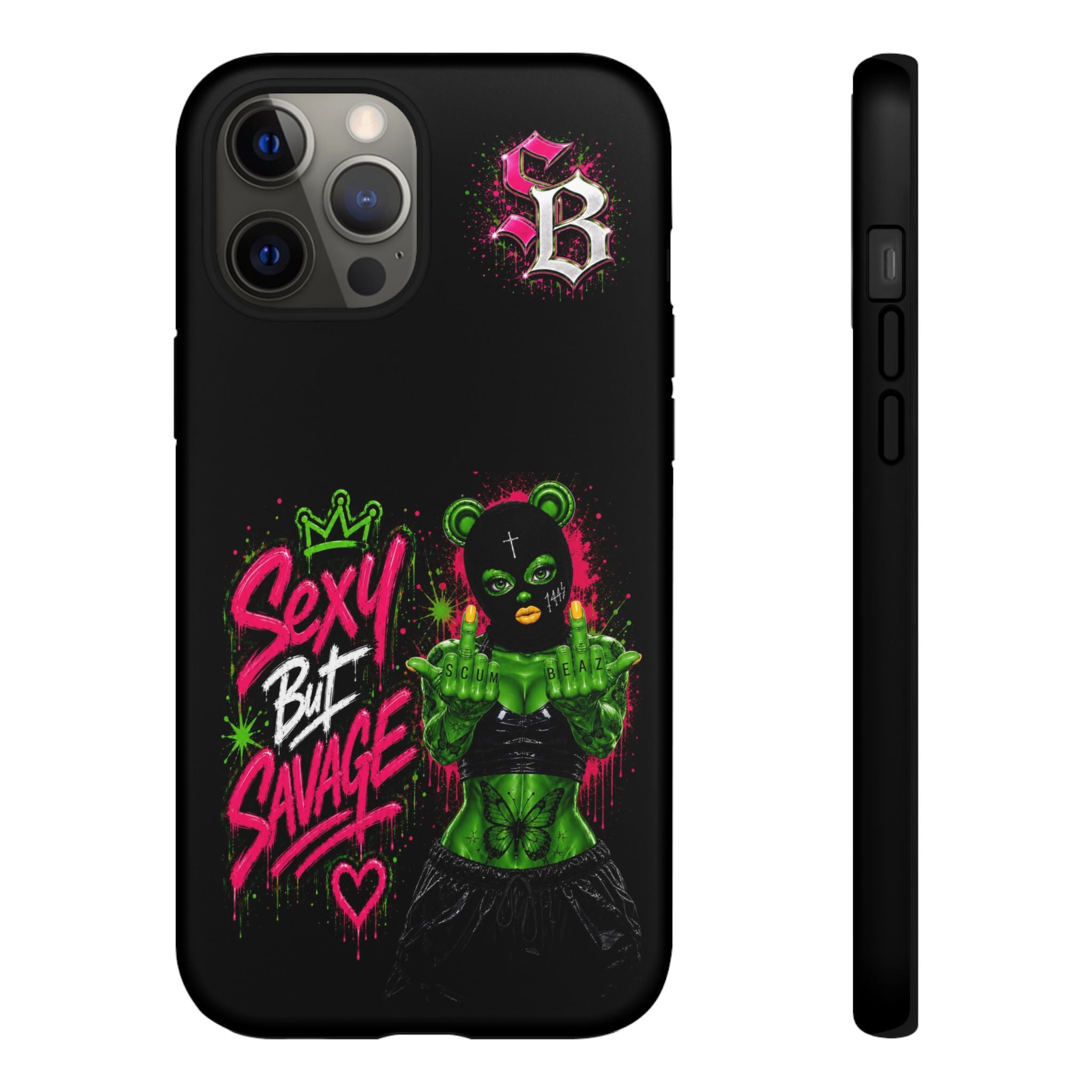 SCUMMIEBEARZ Sexy But Savage Green Remix Tough Cases