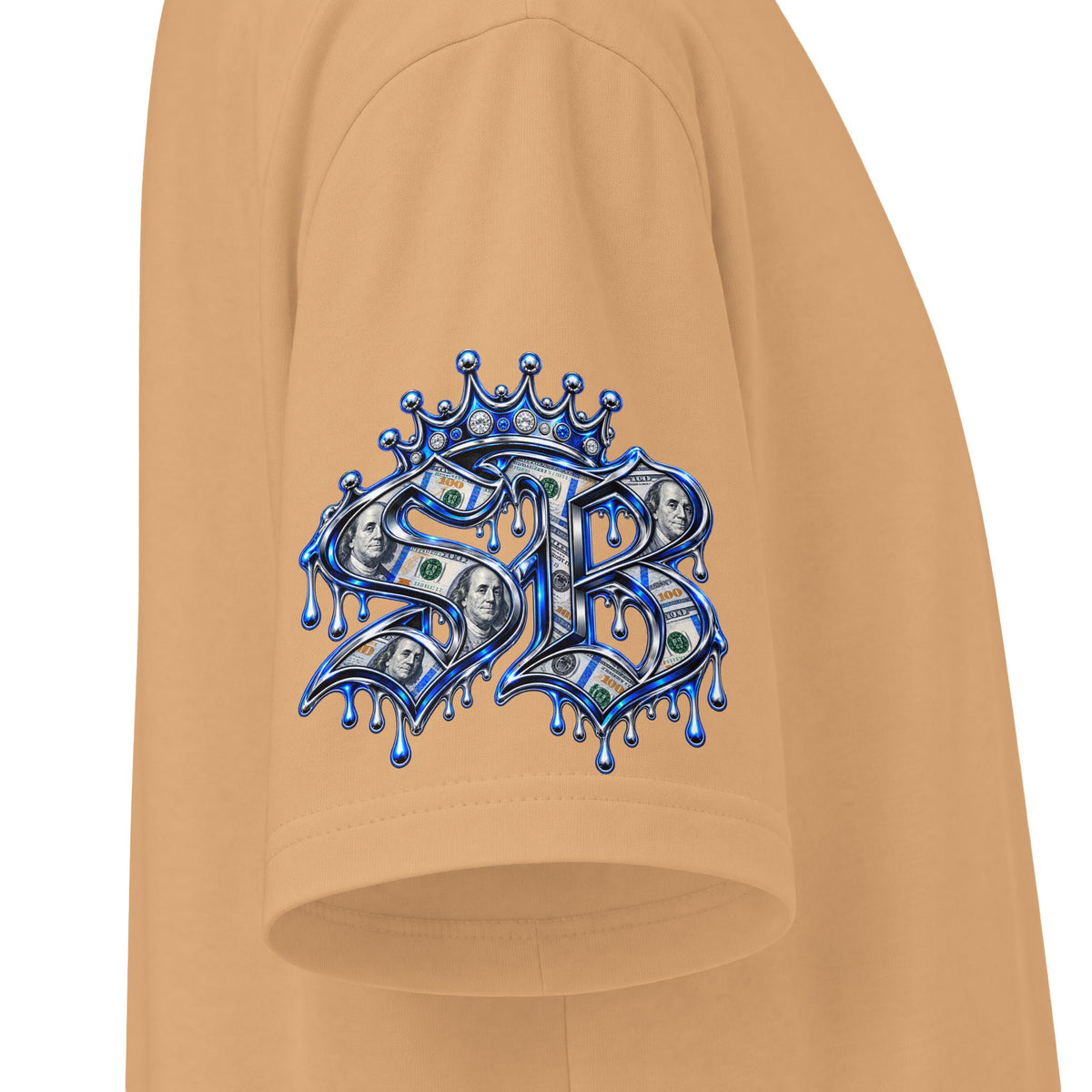 Money Is The Motive Gold Pendant | SCUMMIEBEARZ™ Shaka Wear Heavyweight Tee