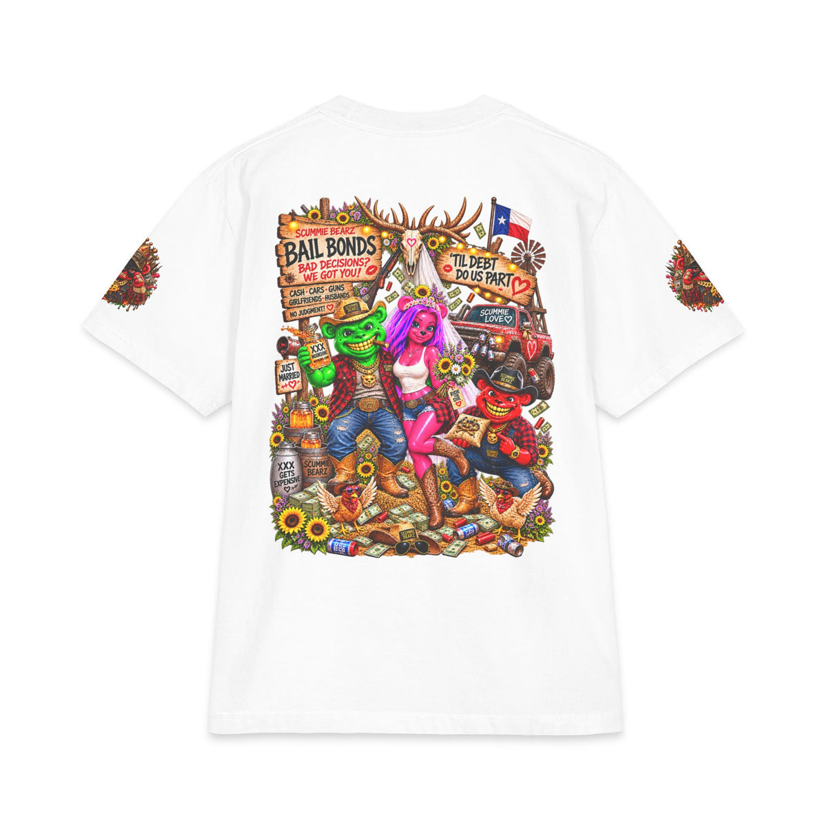 Hillbilly Bail Bonds | SCUMMIEBEARZ™ Shaka Wear Heavyweight Tee