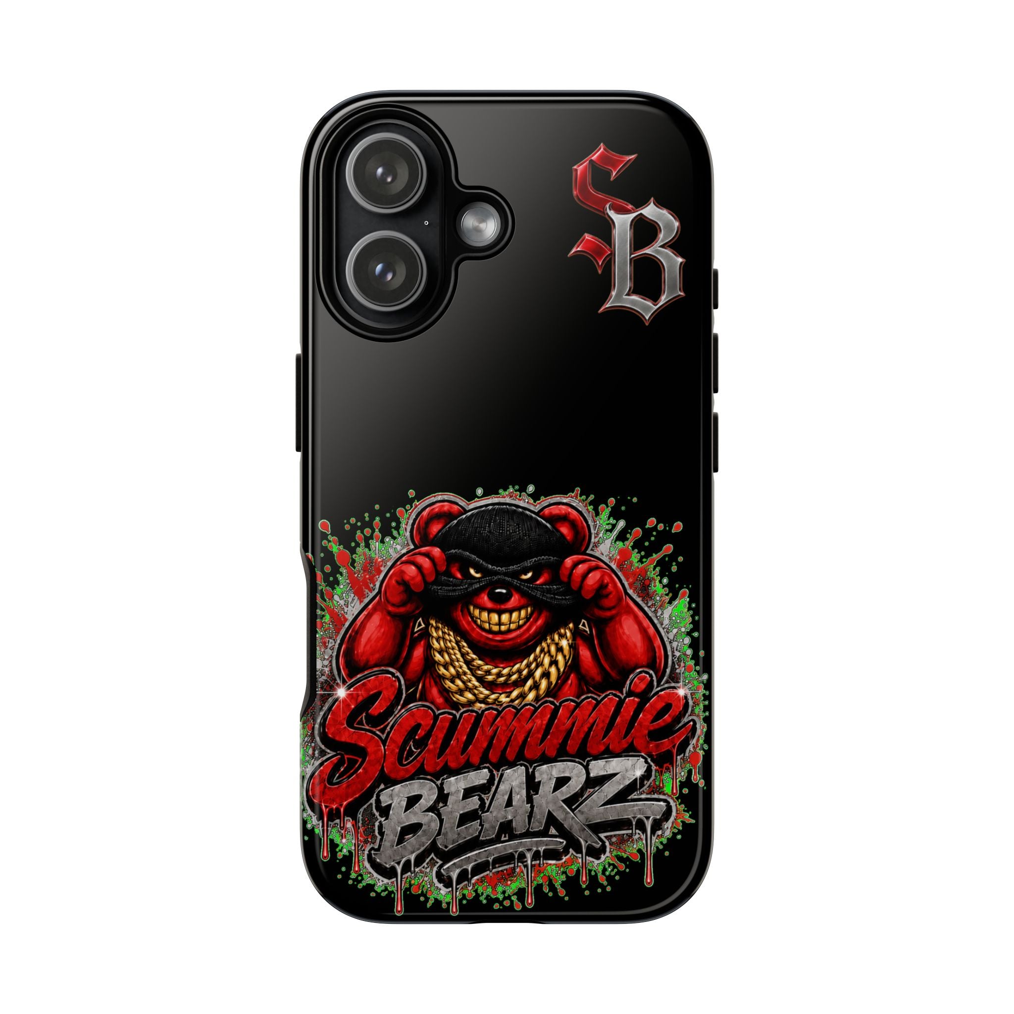 SCUMMIEBEARZ ♦️RED LOGO♦️ Tough Cases
