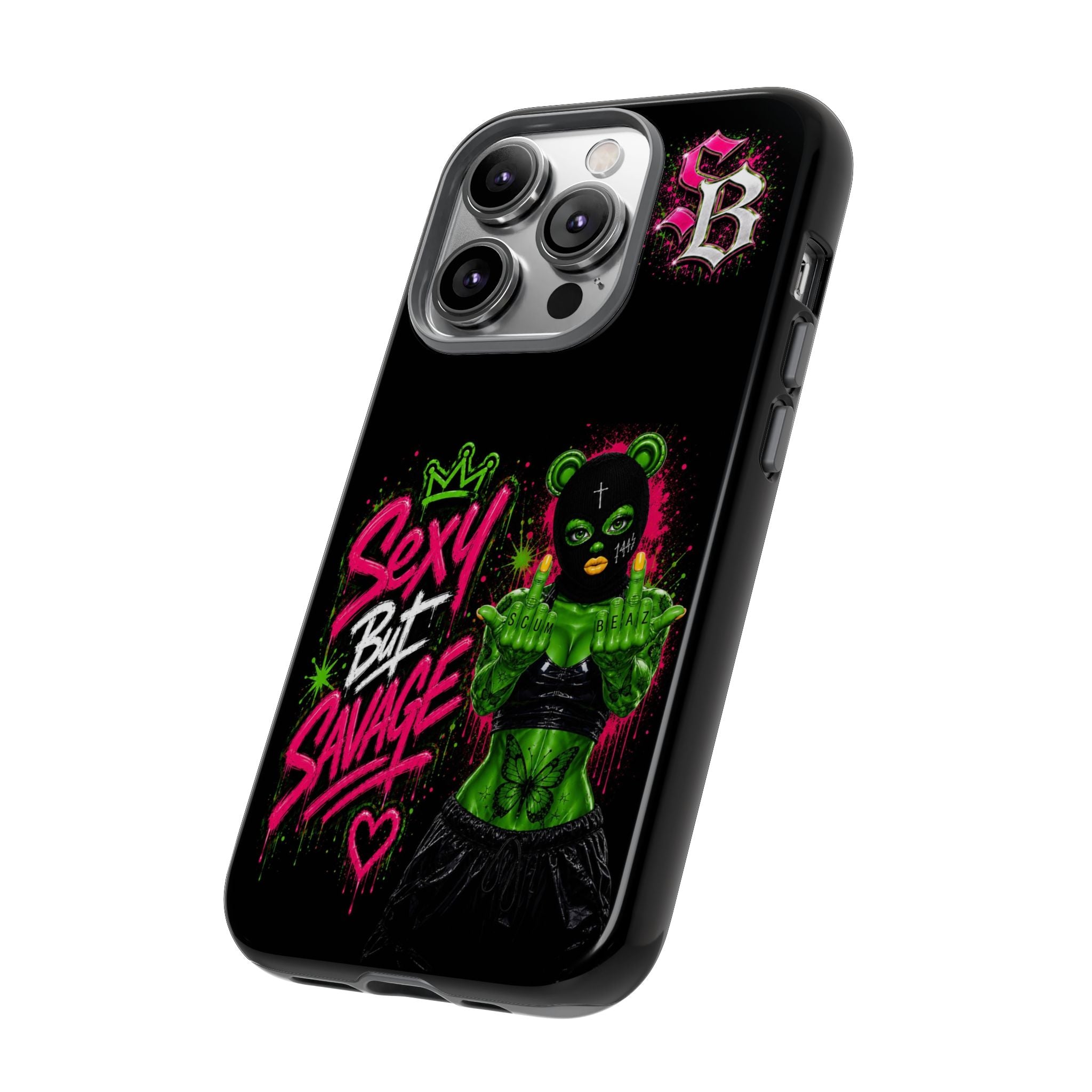 SCUMMIEBEARZ Sexy But Savage Green Remix Tough Cases
