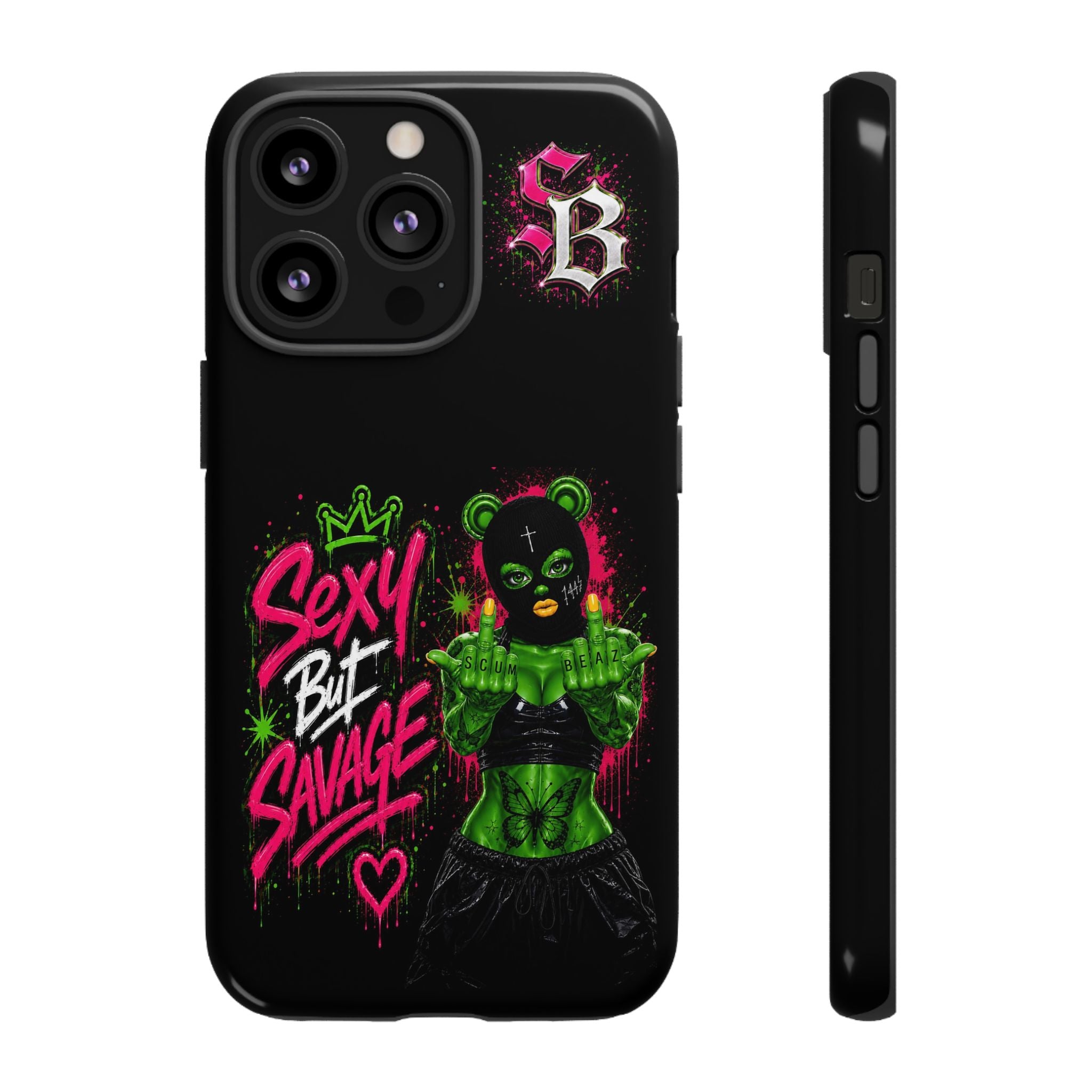SCUMMIEBEARZ Sexy But Savage Green Remix Tough Cases