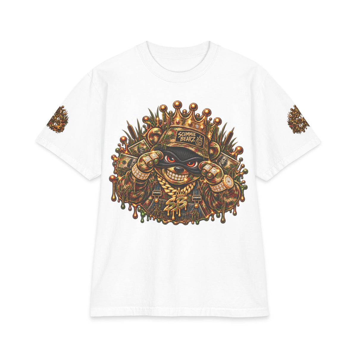 Saloon And Casino | SCUMMIEBEARZ™ Shaka Wear Heavyweight Tee