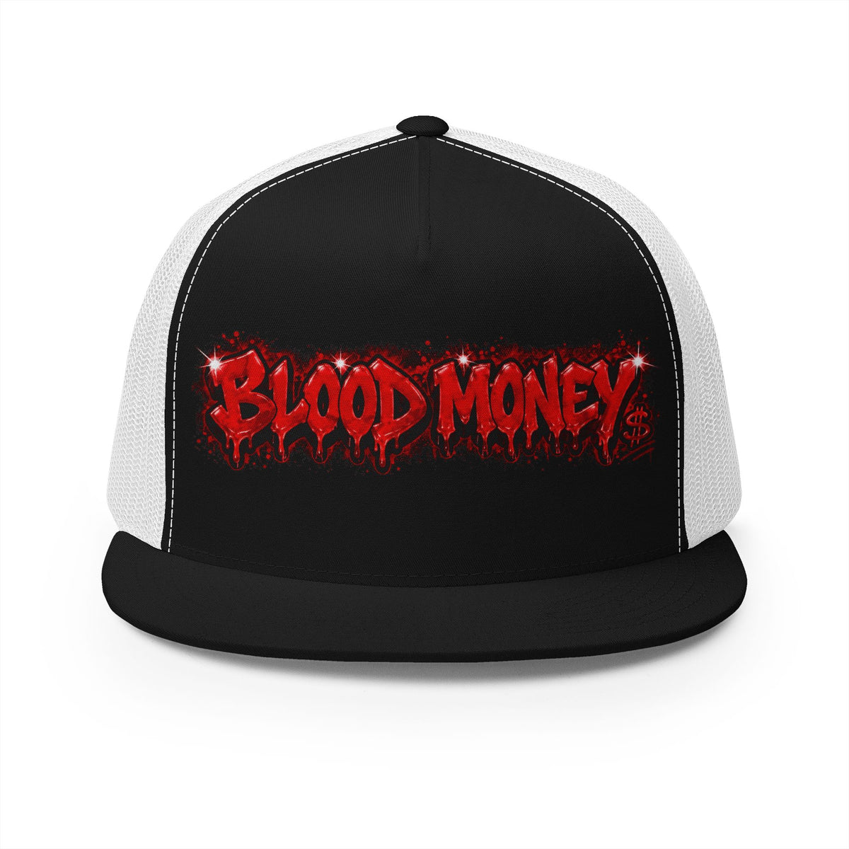 5 Panel Trucker Cap-BLOOD MONEY-SCUMMIEBEARZ™