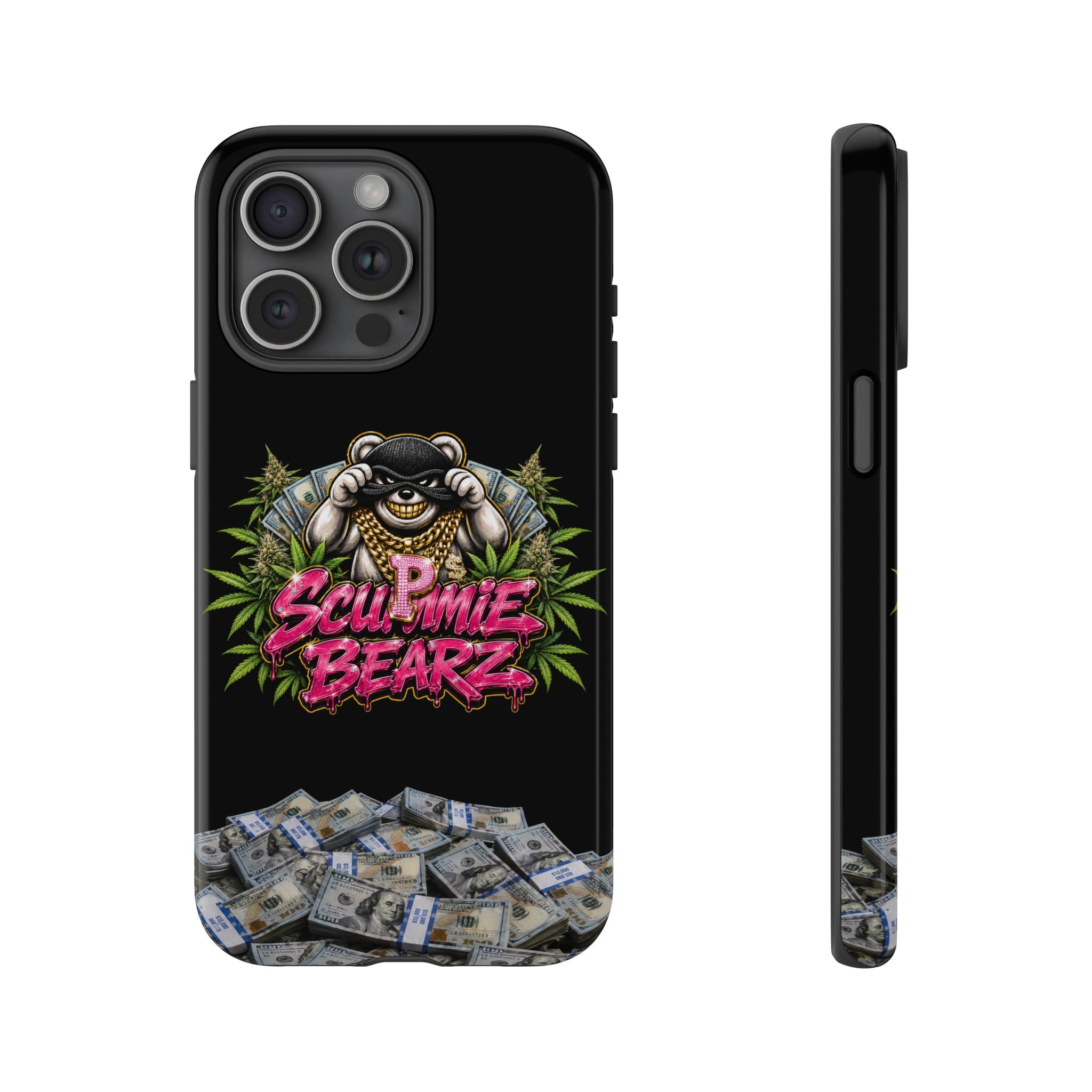 SCUMMIEBEARZ P.M.W. (P***y Money Weed) Logo Tough Cases