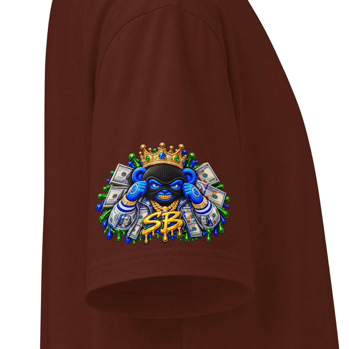 Sb Logo Paperchaser Masked Crown | SCUMMIEBEARZ™ Shaka Wear Heavyweight Tee