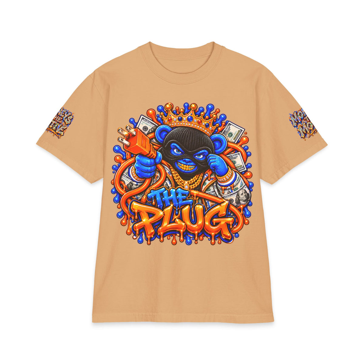 Unisex Max Heavyweight Short Sleeve-THE PLUG!!!-Scummiebearz™️