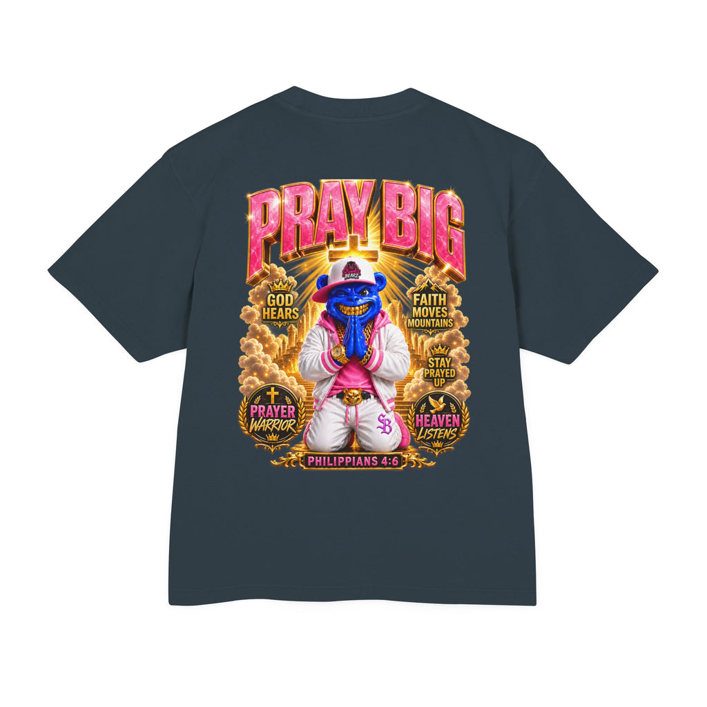 Unisex Urban Heavy Tee PRAY BIG™ | CHRISTIAN STREETWEAR TEE-SCUMMIEBEARZ™️