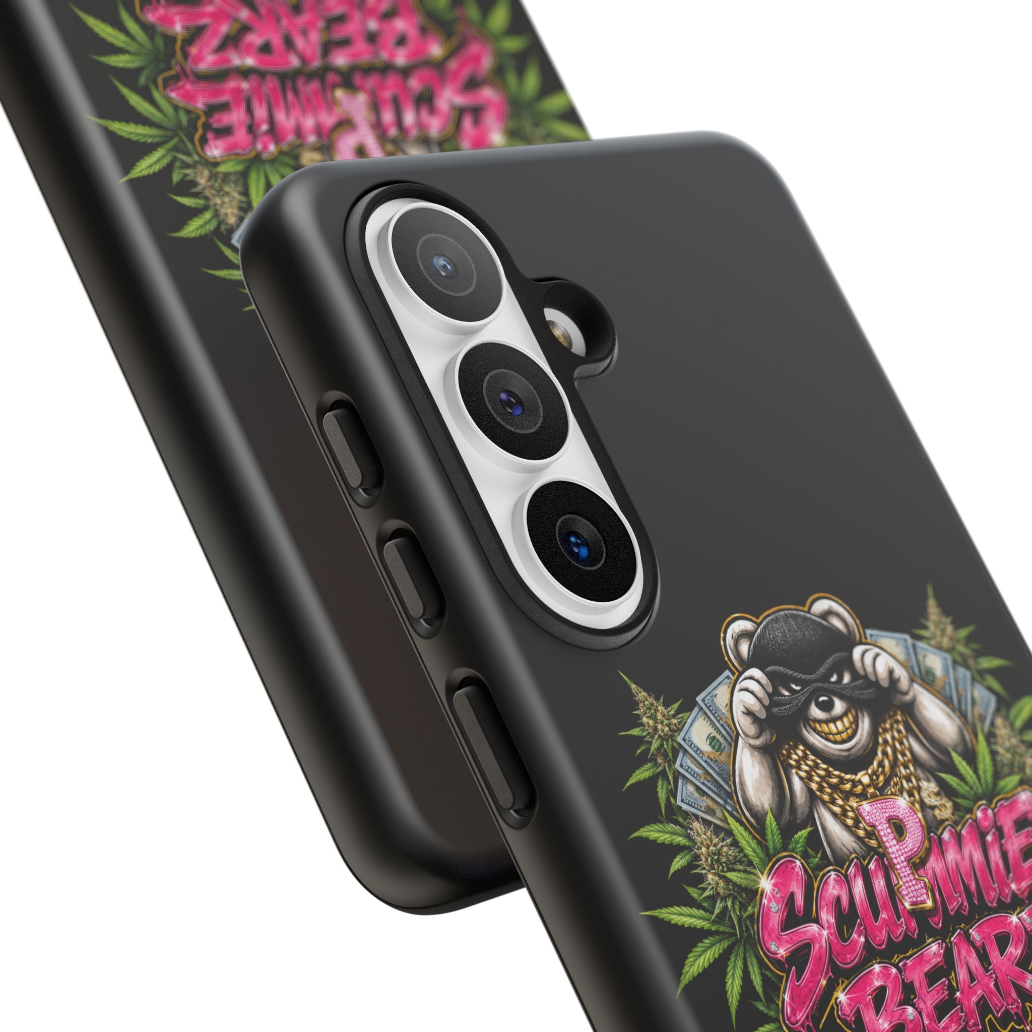 SCUMMIEBEARZ P.M.W. (P***y Money Weed) Logo Tough Cases