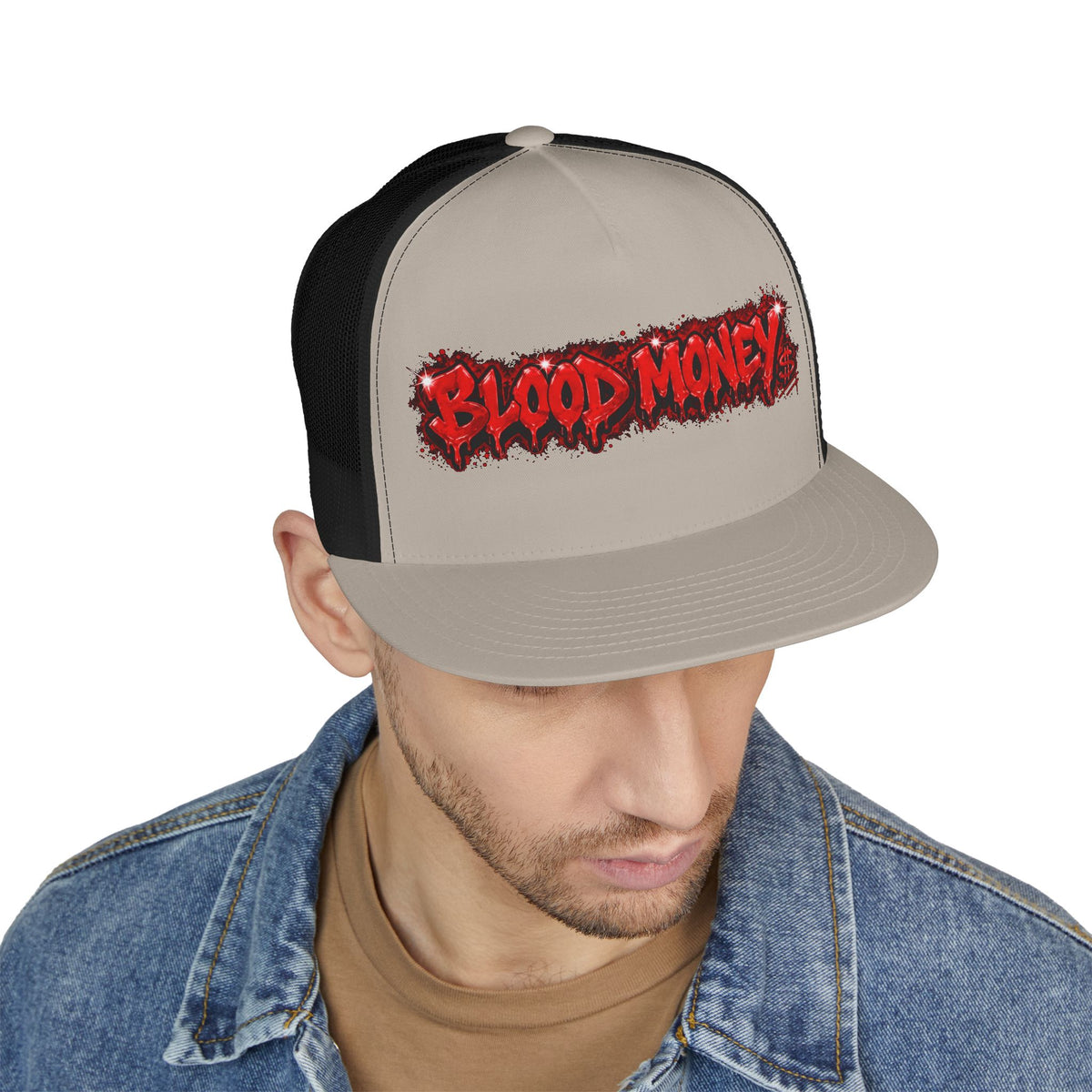 5 Panel Trucker Cap-BLOOD MONEY-SCUMMIEBEARZ™