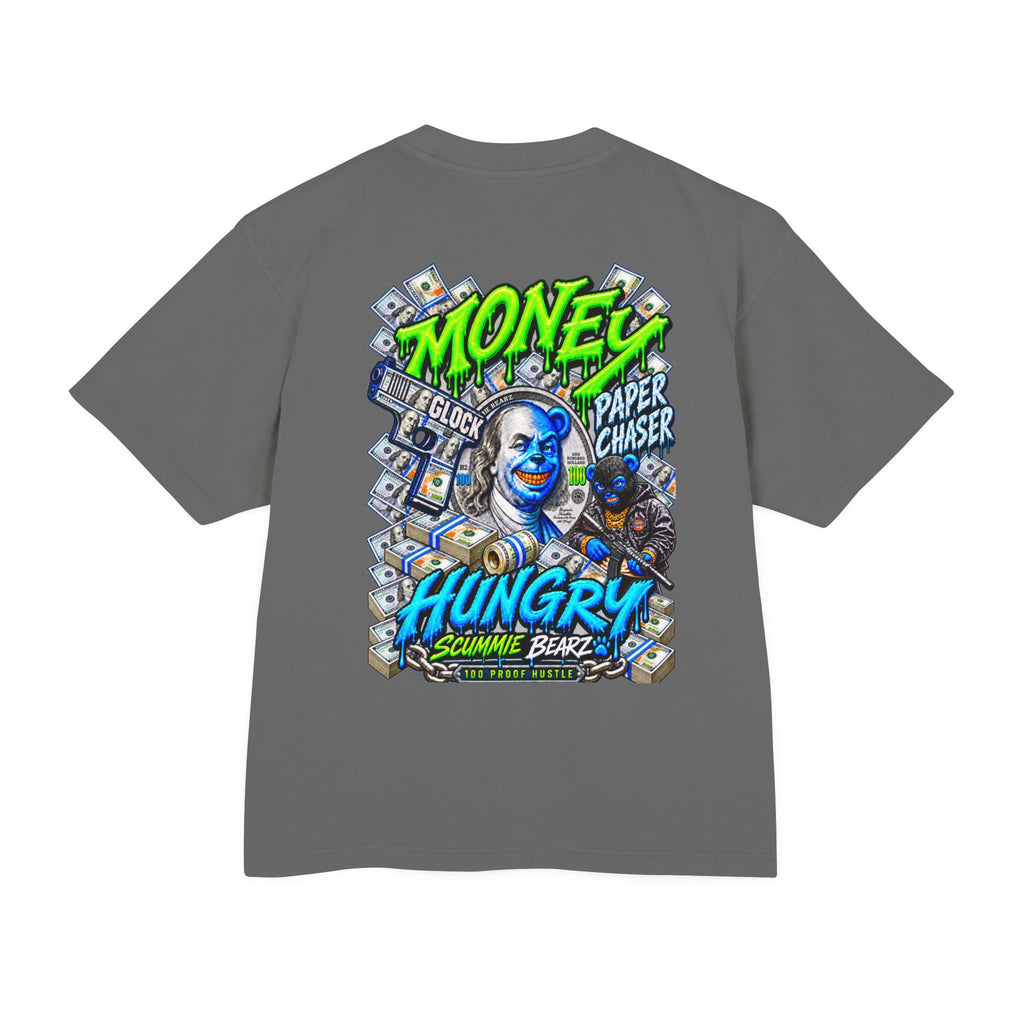 Men’s Urban Heavy Tee-MONEY IS The MOTIVE PAPER CHASER-SCUMMIEBEARZ™️