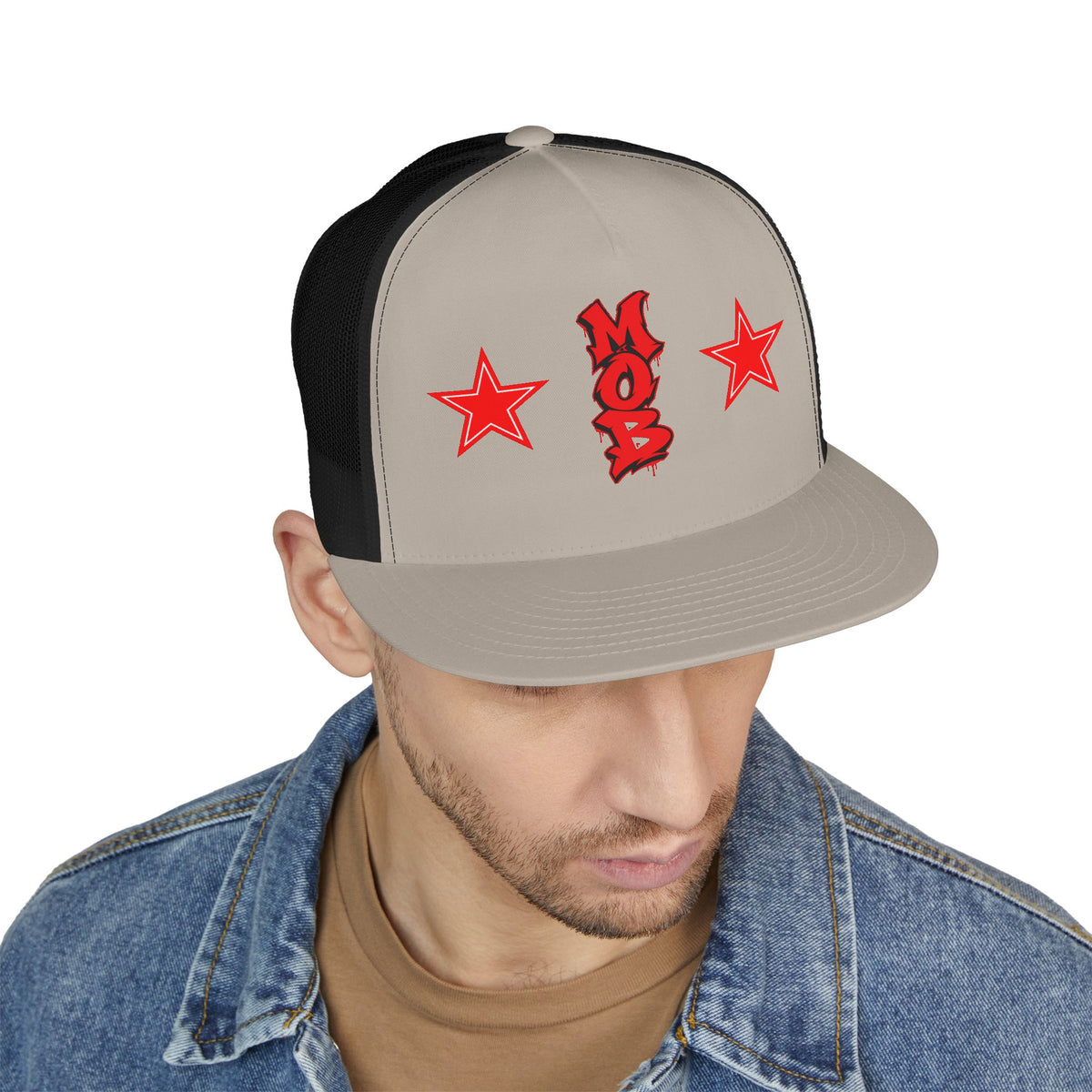 5 Panel Trucker Cap-MOB-SCUMMIEBEARZ™️