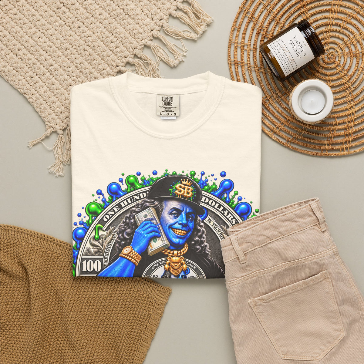 Comfort color 1717- "Paper Chaser" Graphic T-Shirt wha-SCUMMIEBEARZ™️