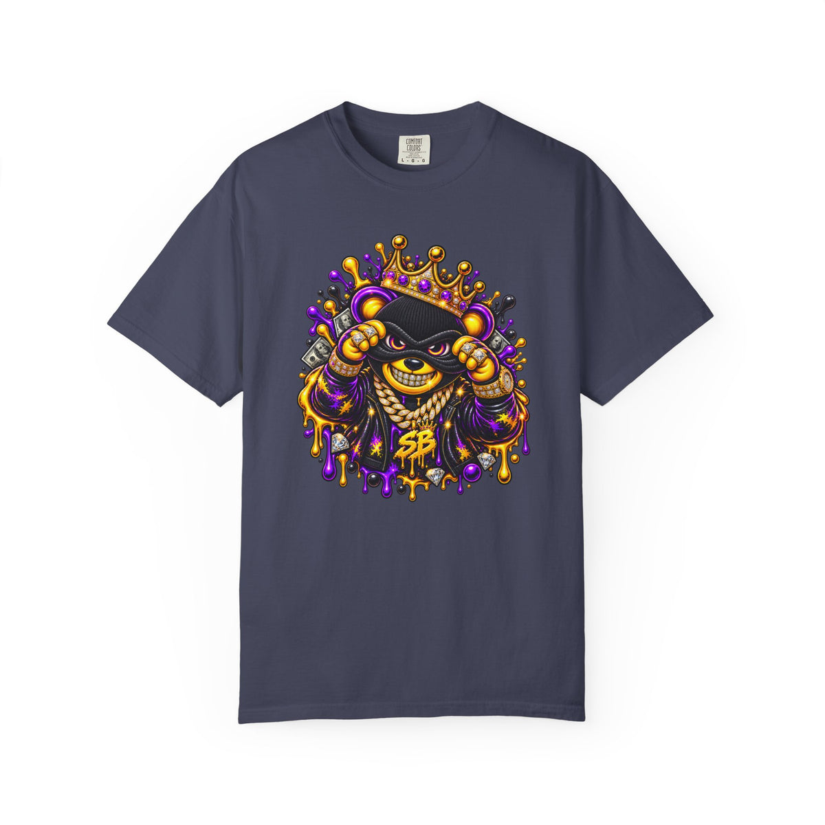 Unisex Garment-Dyed T-shirt-what you need i got it/ WHAT YOU NEED i GOT IT/CROWN MASK LOGO-SCUMMIEBEARZ™️