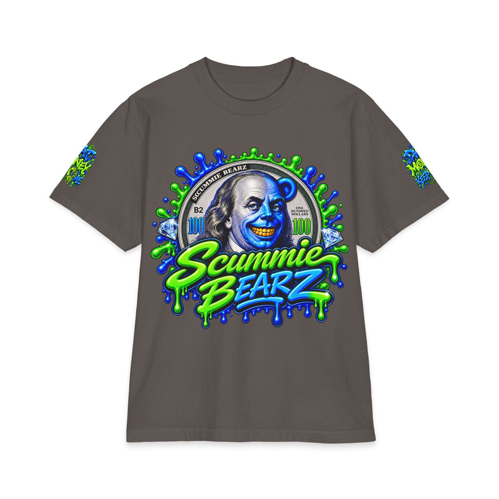 No Days Off Green Remix | SCUMMIEBEARZ™ Shaka Wear Heavyweight Tee