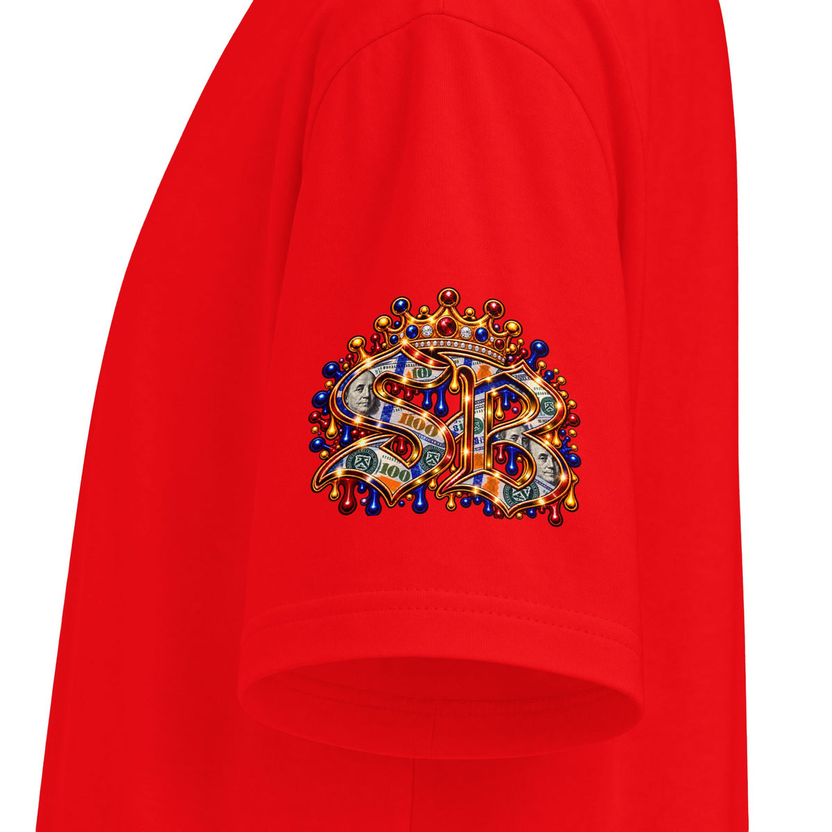 Get Served Red/Blue Remix | SCUMMIEBEARZ™ Shaka Wear Heavyweight Tee