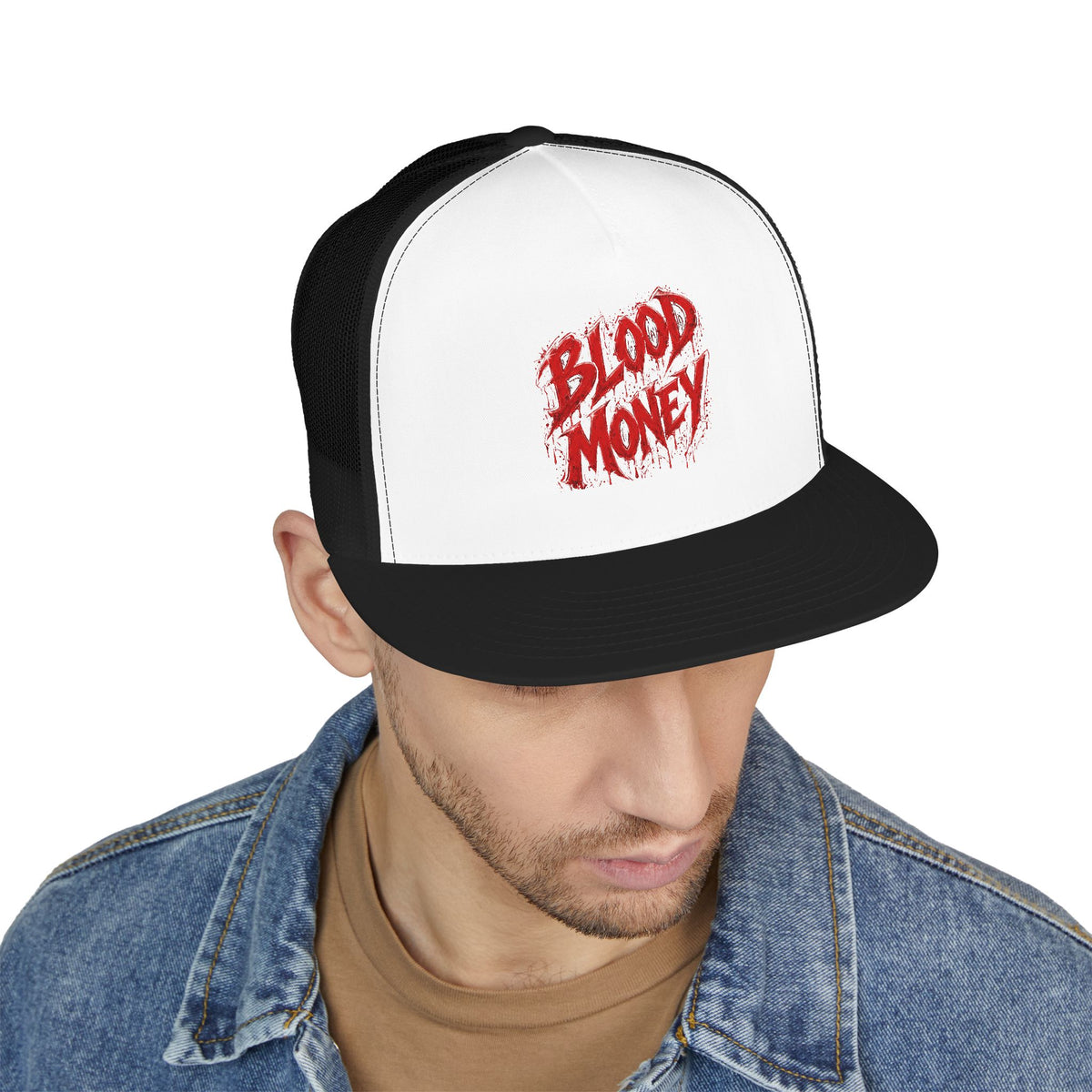 5 Panel Trucker Cap-BLOOD MONEY-SCUMMIEBEARZ™