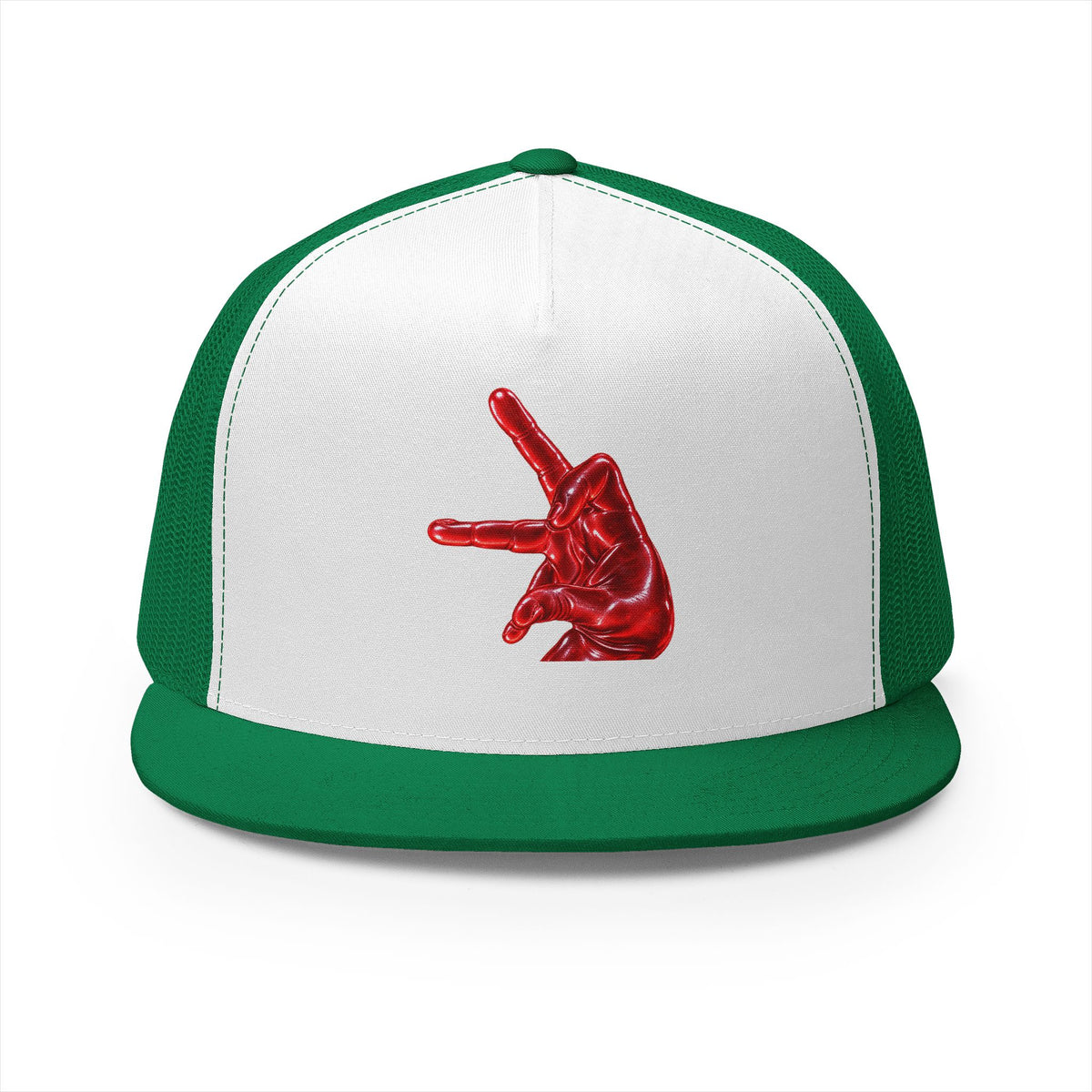 5 Panel Trucker Cap-BLOOD MONEY, HAND LOGO-SCUMMIEBEARZ™️