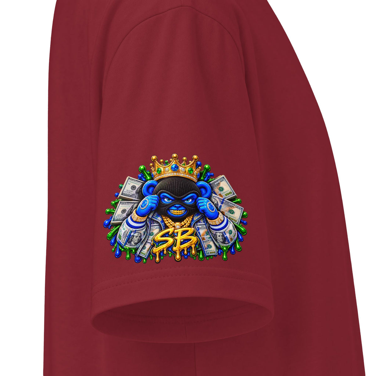 Sb Logo Paperchaser Masked Crown | SCUMMIEBEARZ™ Shaka Wear Heavyweight Tee