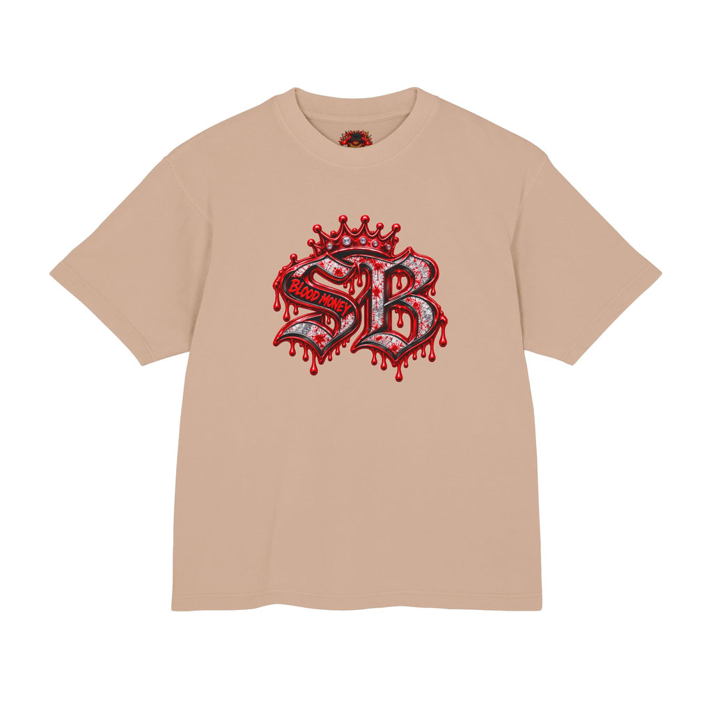 Unisex Urban Heavy Tee-BLOOD MONEY — MONEY, PRESSURE & STREET LOYALTY 🩸💵🔥-SCUMMIEBEARZ™️